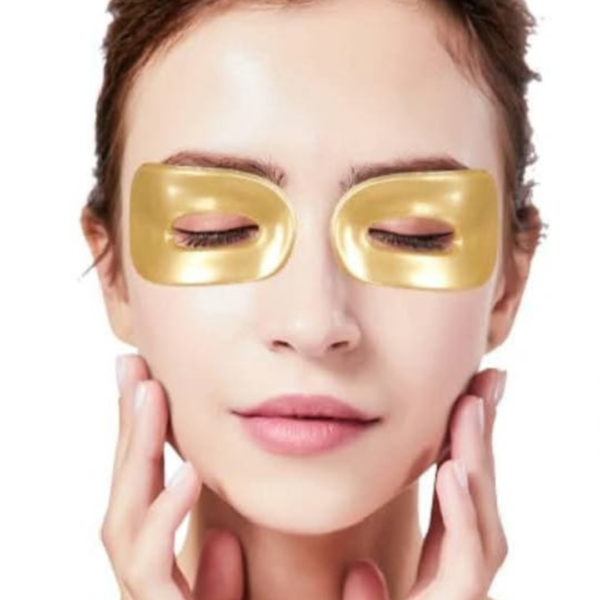 24K Gold Hydrogel Eye Patches – Firming, Brightening & Hydrating -pack of 2