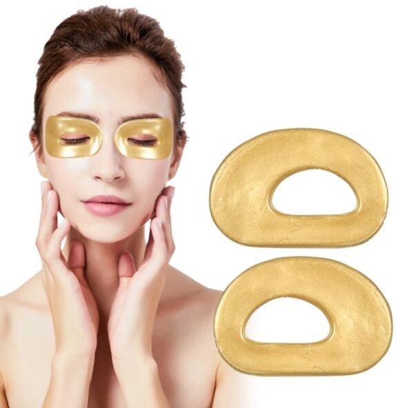 24K Gold Hydrogel Eye Patches – Firming, Brightening & Hydrating - Image 2