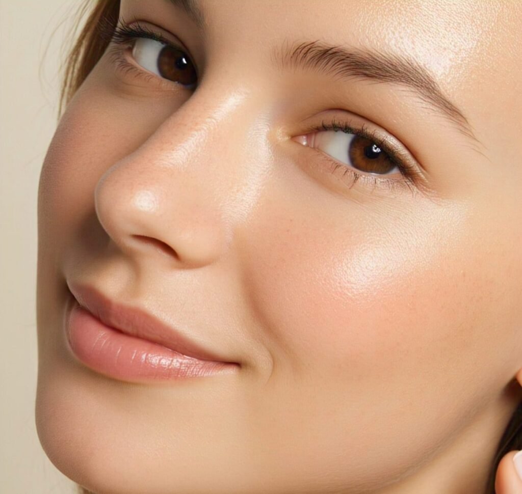 Skin transformation before and after skincare – glowing, youthful, and even-toned results